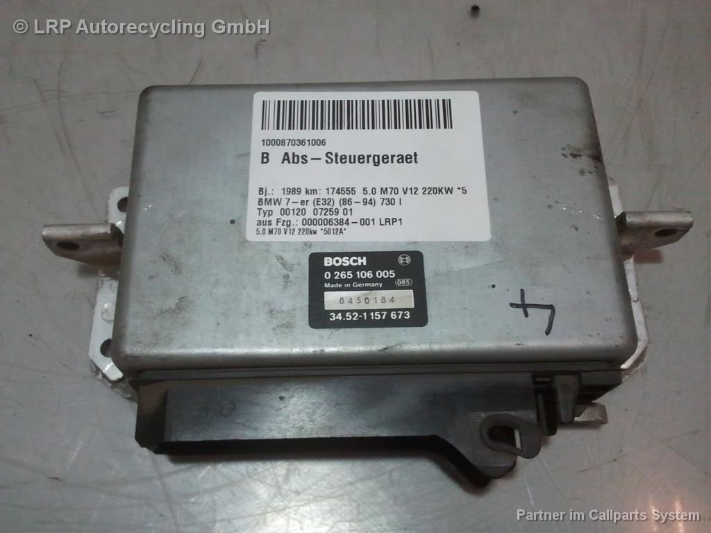 BMW E32 750i original Steuergerät ABS 0265106005 BJ1989