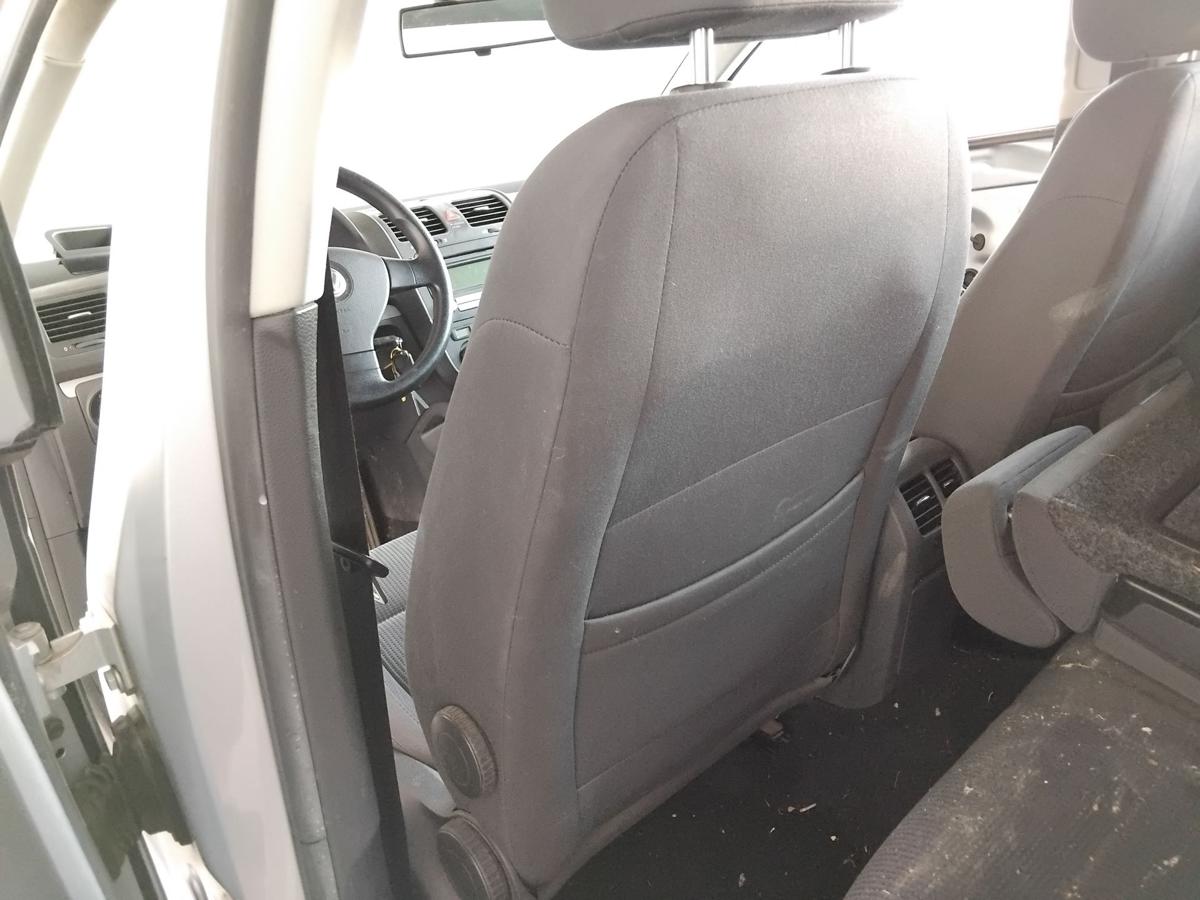 VW Jetta V 1K2 orig Sitz vorn links Fahrersitz Velour dunkelgrau beheizt BJ2007