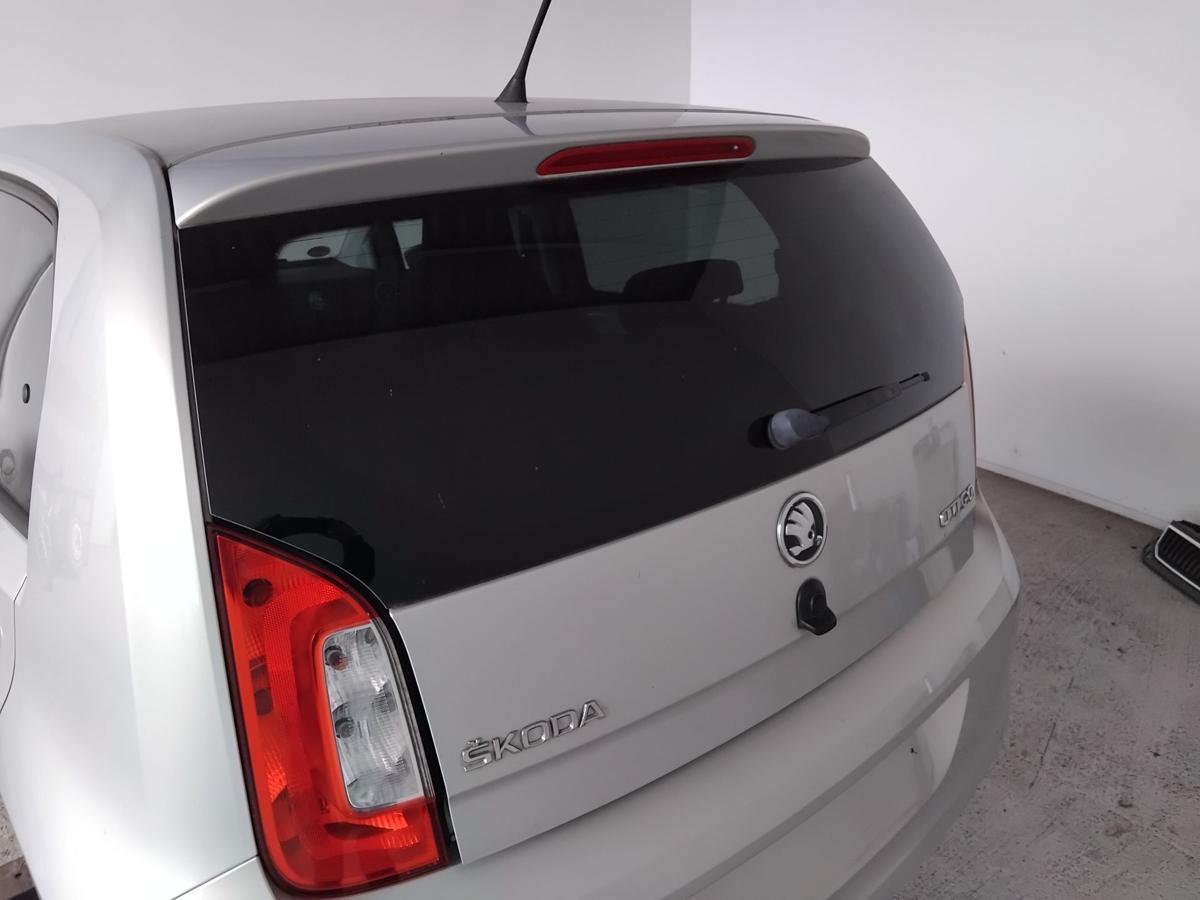 Skoda Citigo Heckklappe LR7L Silver Leaf mit Heckscheibe dunkel BJ2013