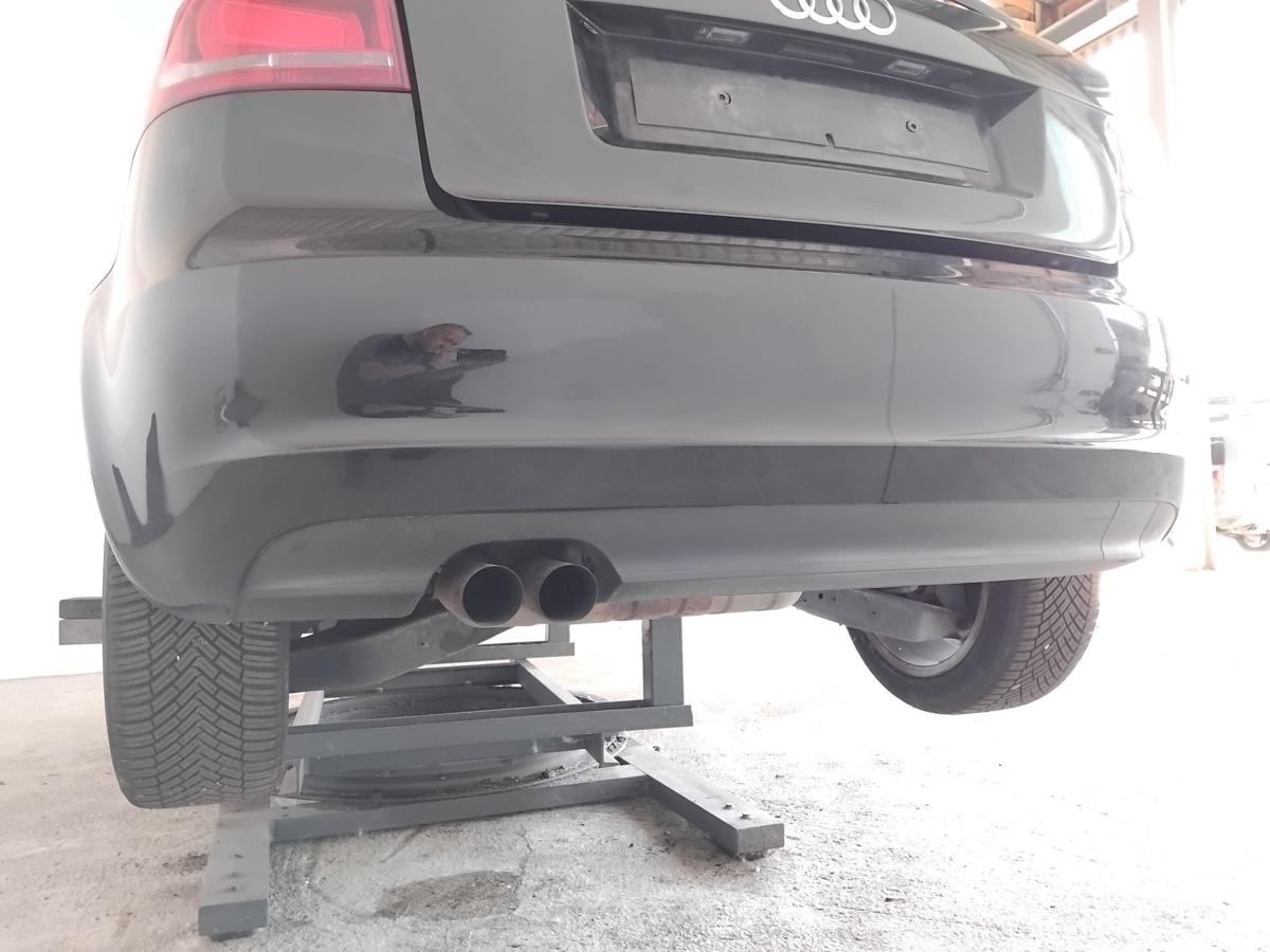 Audi A3 8P original Stoßstange Stossfänger hinten LY9B 3-türig Facelift BJ2010