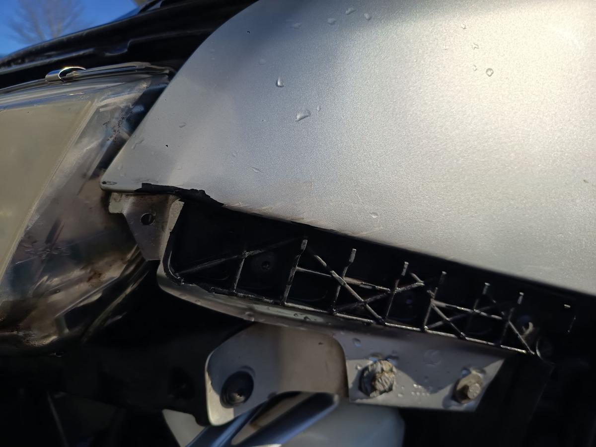 Skoda Fabia 6Y original Kotfl&uuml;gel links Seitenteil F7T Diamantsilber Bj 2002