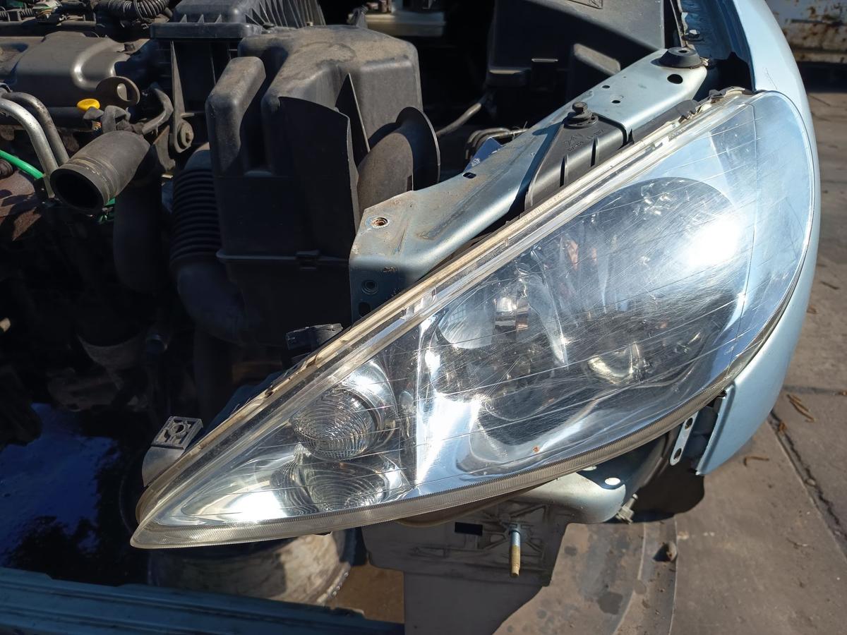 Peugeot 206 original Scheinwerfer links Halogen Haupt Licht Front Bj 2006