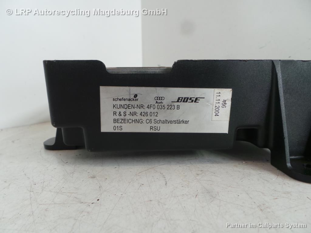 Audi A6 4F Bj.04 Verstärker Zusatzverstärker BOSE 4F0035223B