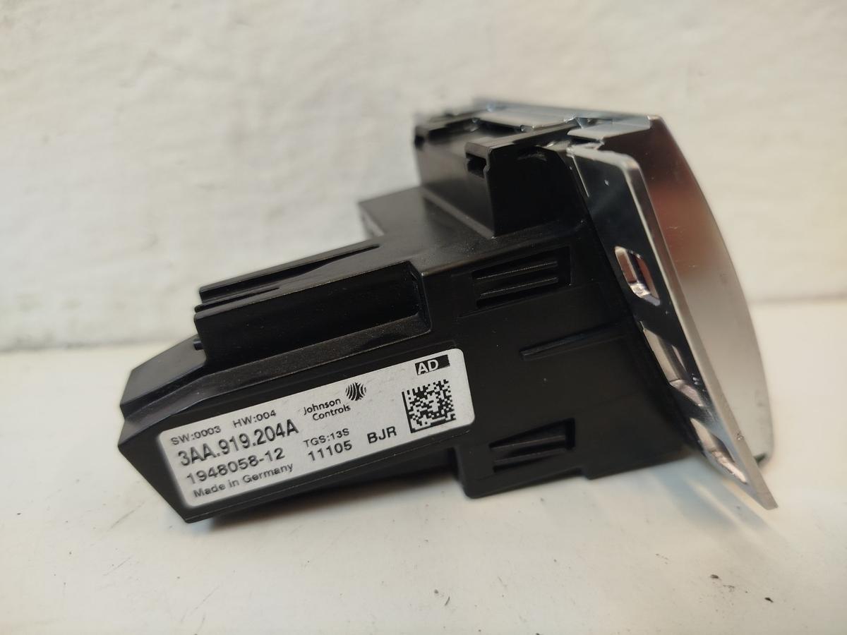 VW Passat 3C B7 Variant Analoguhr Uhr Armaturenbrett mitte OEM