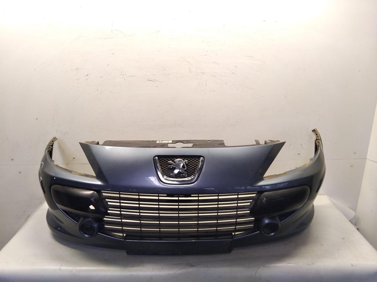 Peugeot 307 Facelift original Sto&szlig;stange Sto&szlig;f&auml;nger vorn eisengrau EZW Bj.2005
