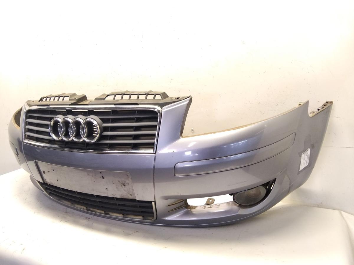 Audi A3 8P original Sto&szlig;stange Sto&szlig;f&auml;nger vorn akoyasilber LY7H BJ2003 3-T&uuml;rer