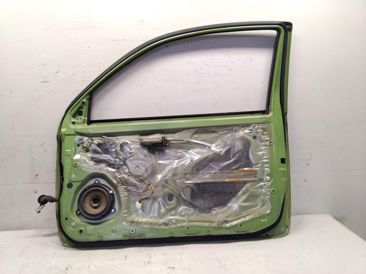 Nissan Micra K12 original T&uuml;r vorn rechts J13 Seegrasgr&uuml;n Metallic 3t&uuml;rig BJ2003