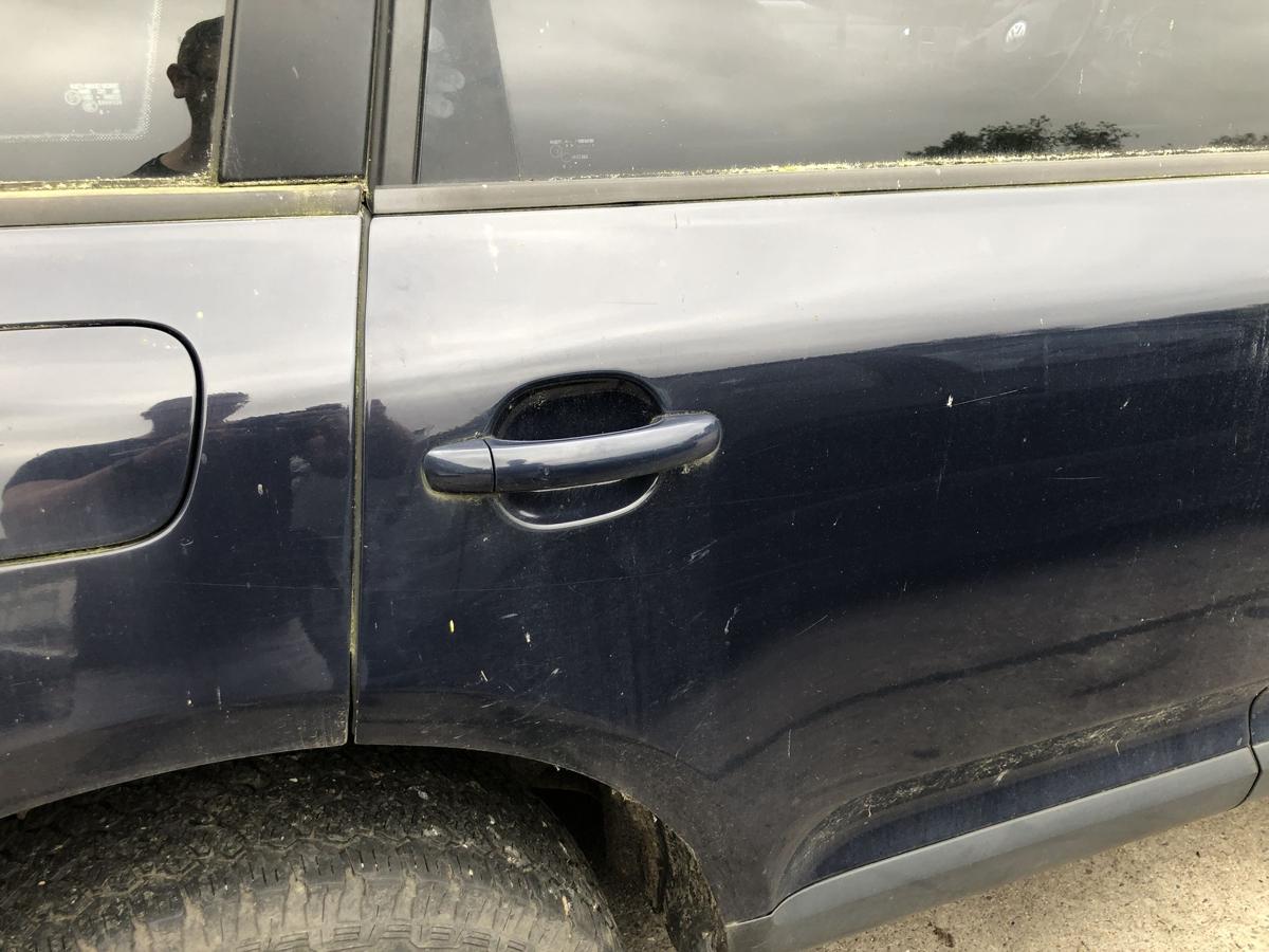 VW Touareg 7L T&uuml;r hinten rechts Fondt&uuml;r im Rohbau LA5G Perlblau