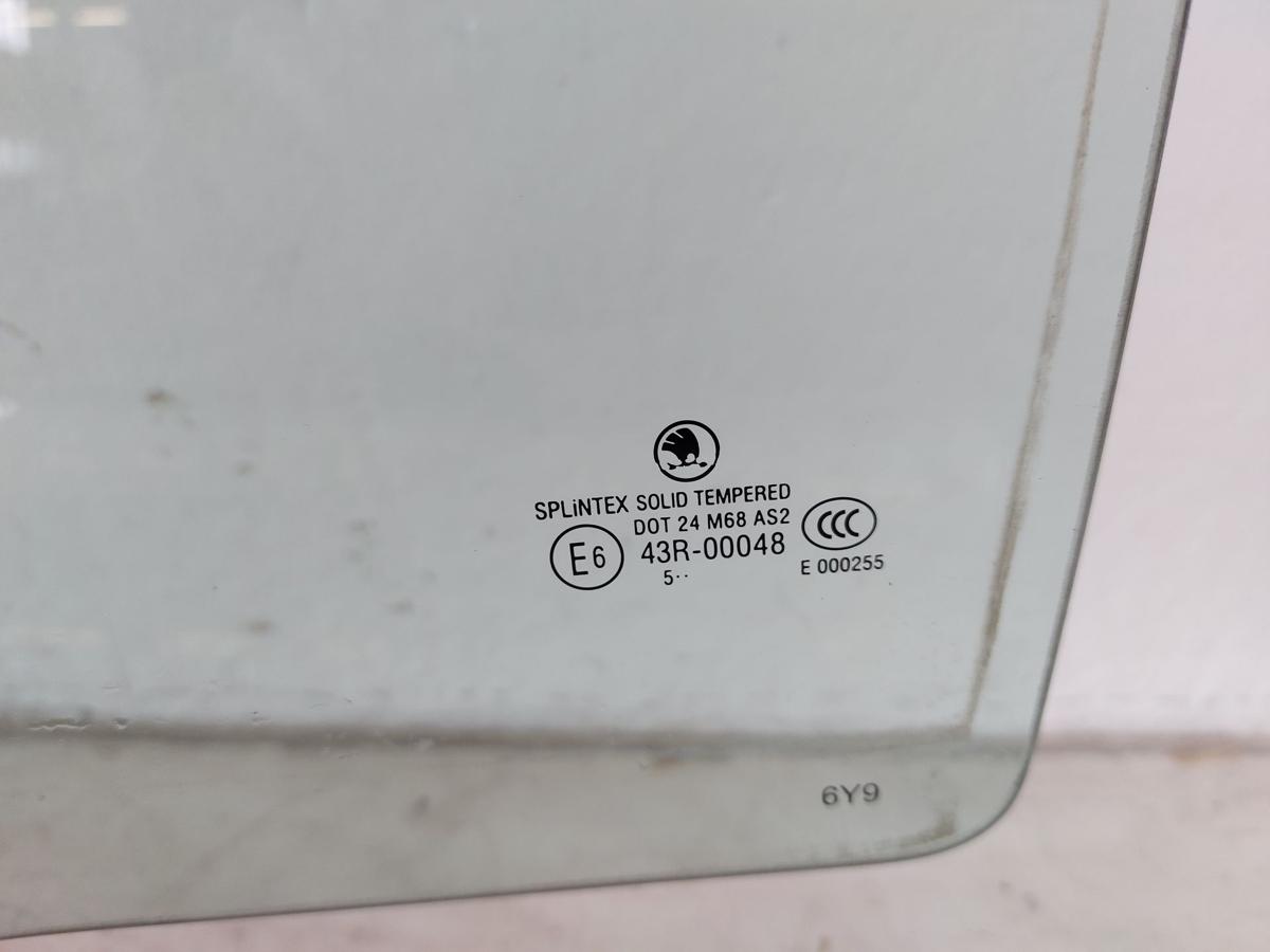 Skoda Fabia 6Y Combi T&uuml;rscheibe hinten links Seitenscheibe Colorglas Scheibe
