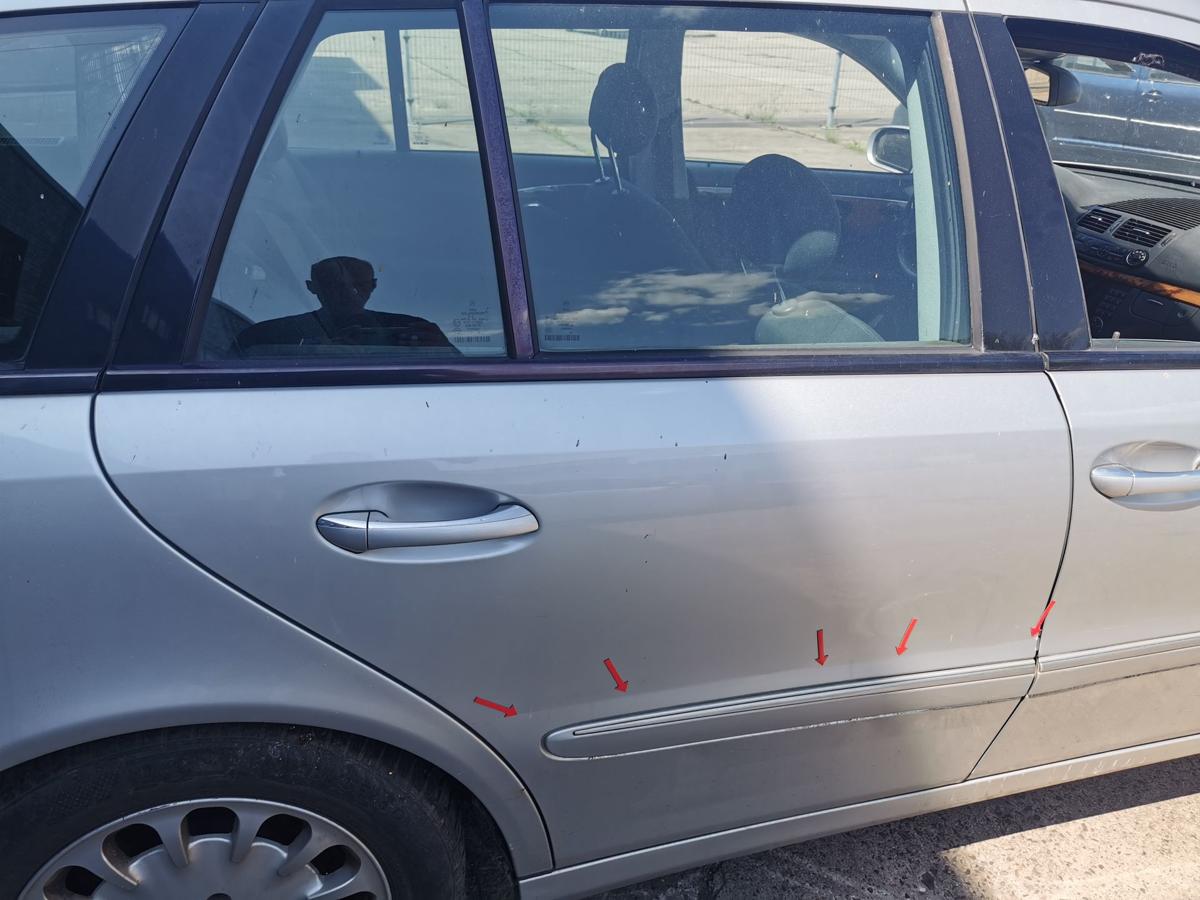 Mercedes E Klasse S211 Tür hinten rechts Kombi 744 Brillantsilber TEXT BILDER