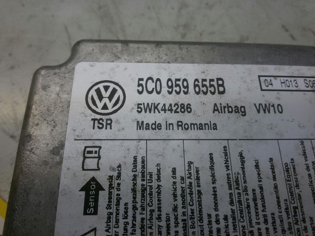 VW Golf 6 Variant original Steuergerät Airbag 5C0959655B 5WK44286 SME BJ2012