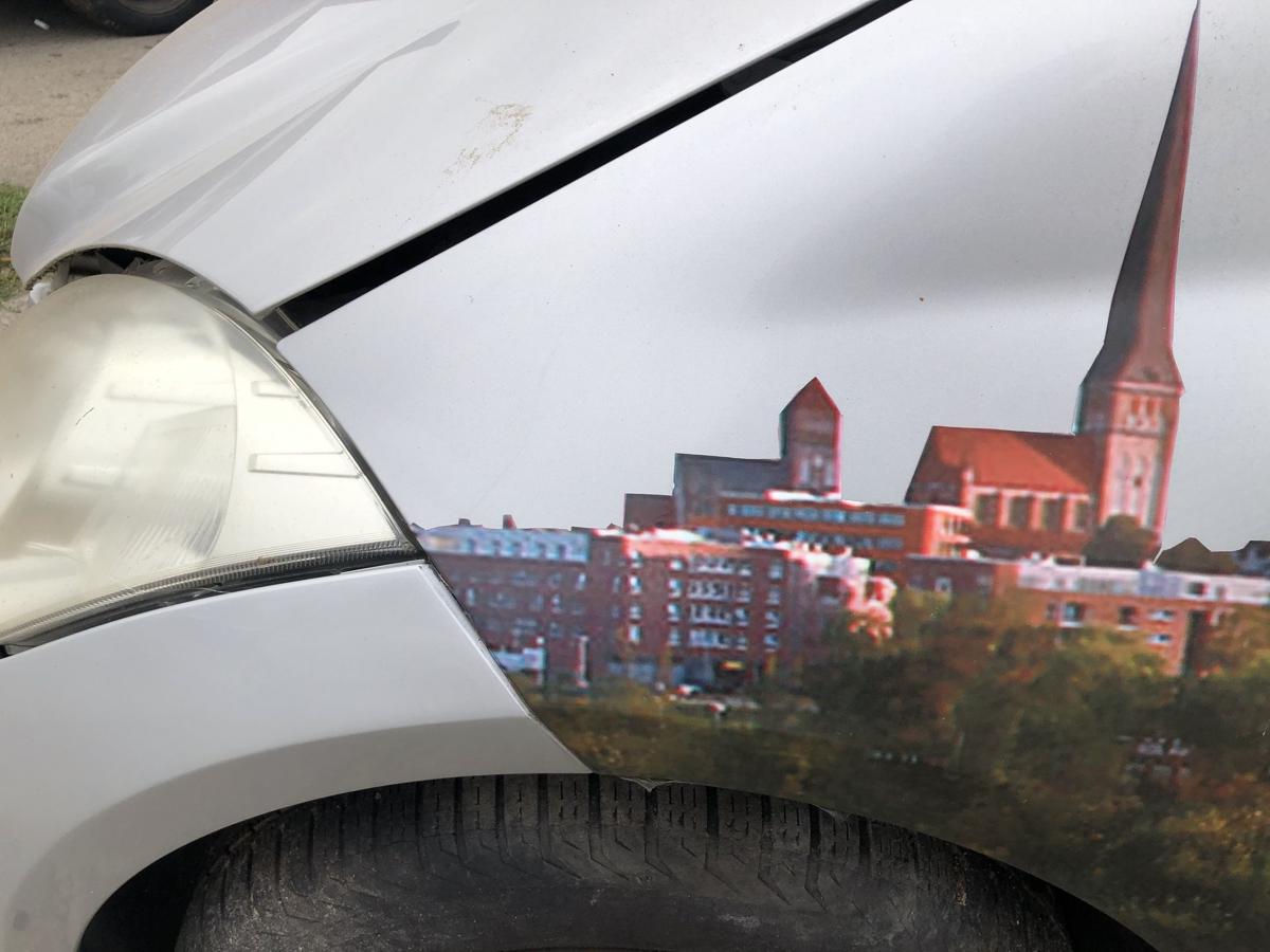 Mercedes A-Klasse W169 Kotfl&uuml;gel vorn links Fahrerseite Seitenwand 761 silber