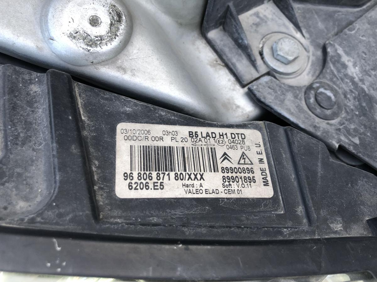Citroen C4 Typ L Scheinwerfer rechts Xenon Frontscheinwerfer OEM Valeo