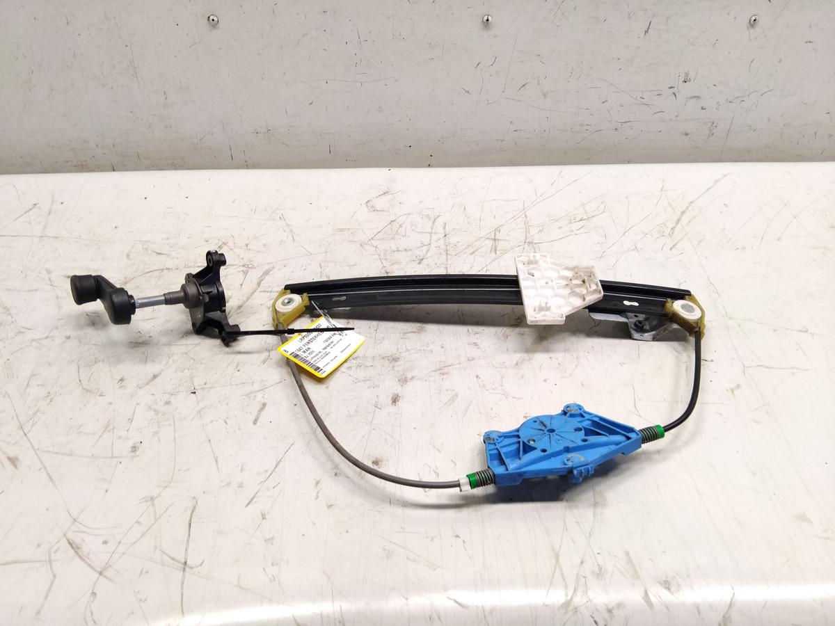 Audi A4 B7 8E orig Fensterheber hinten links mit manuellen Kurbelautomat BJ2006