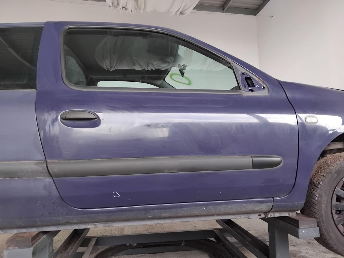 Renault Clio 2 Tür vorn rechts Beifahrertür 3-türig dunkelblaumet. BJ2006