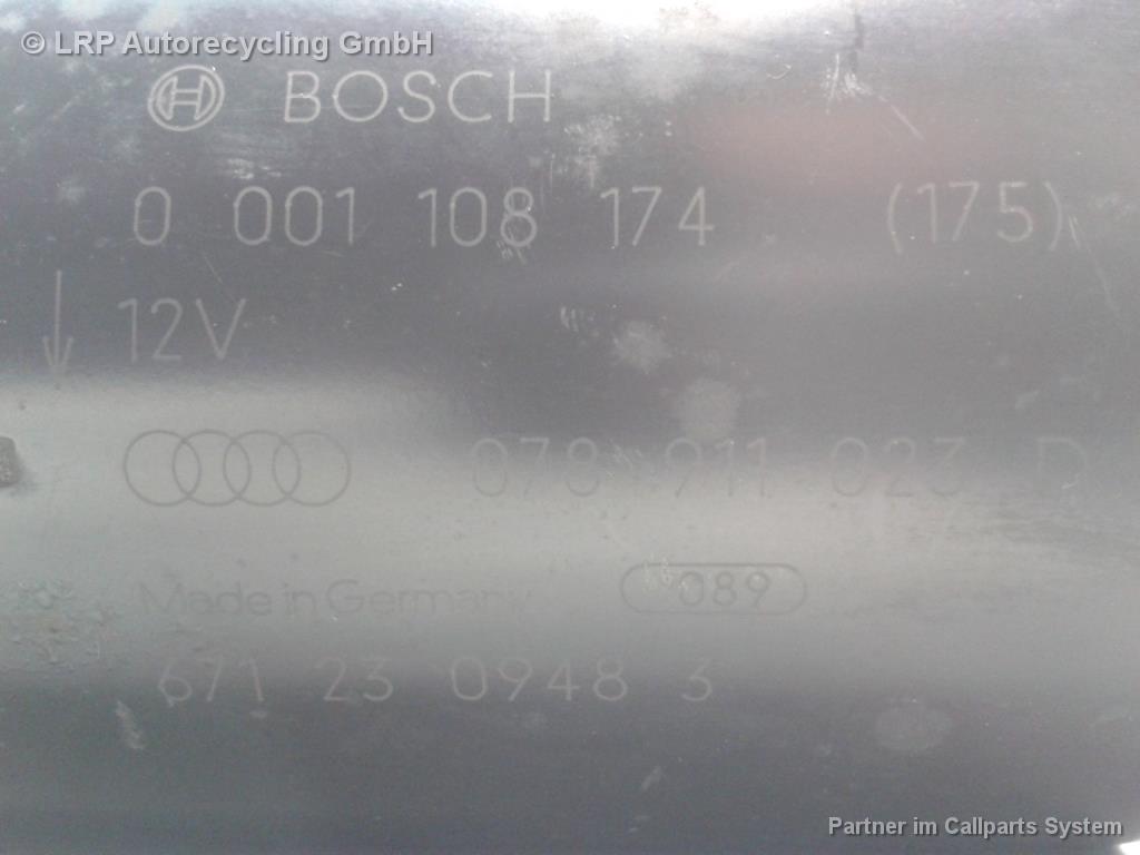 Audi A6 C5 original Anlasser Starter 2.8 142kw BJ1997