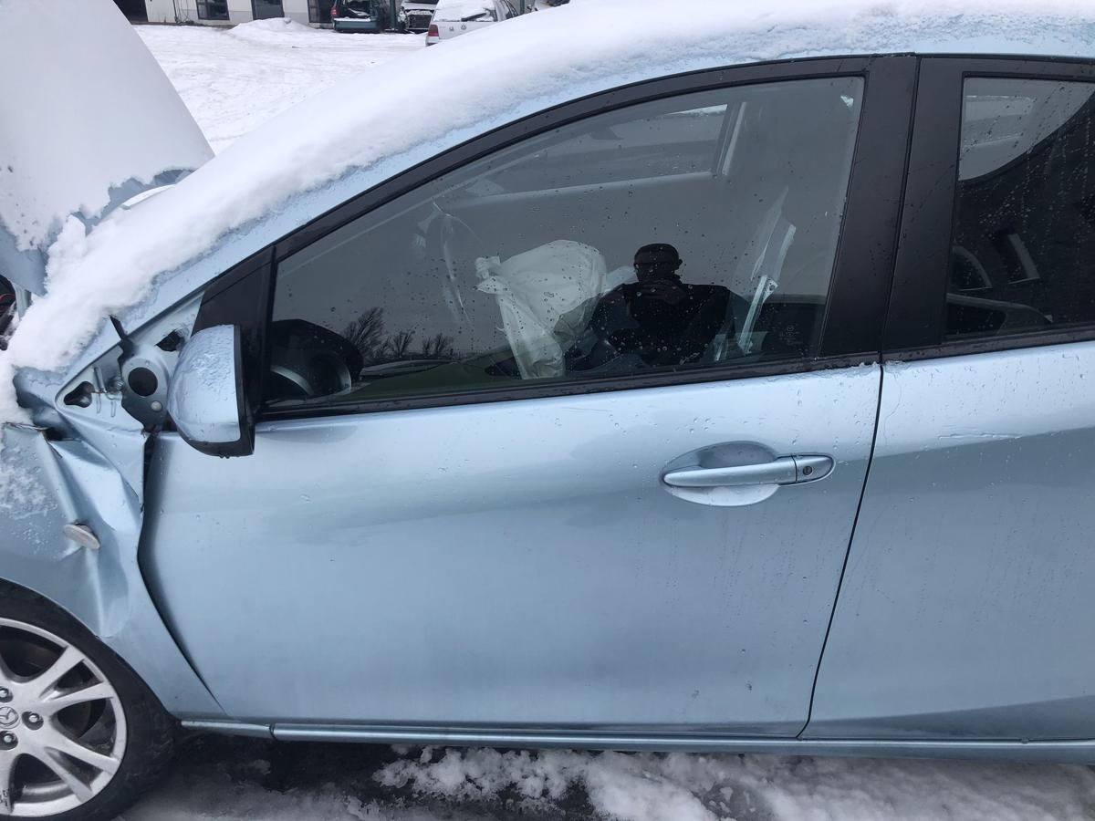 Mazda 2 Typ DE T&uuml;r vorne links Fahrert&uuml;r Autot&uuml;r Rohbau 33Y Icy Blue Met