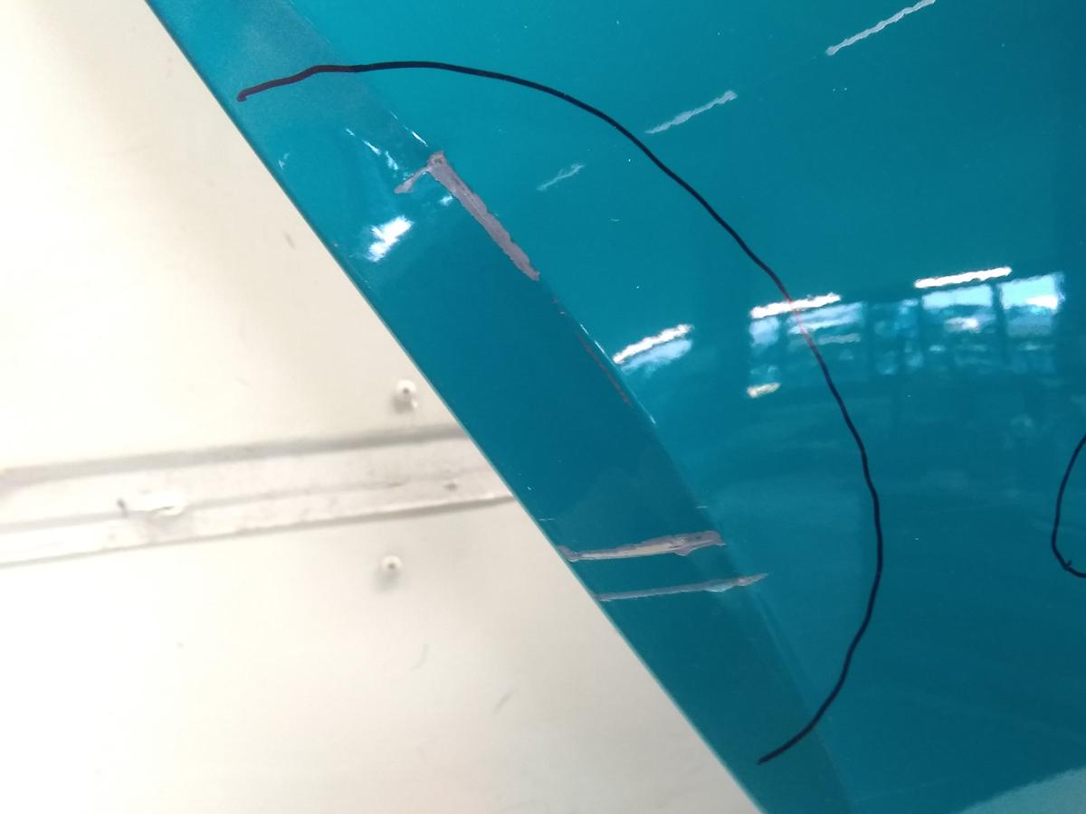 VW ID.3 Bj2020 original Tür hinten rechts Rohbau leicht beschädigt