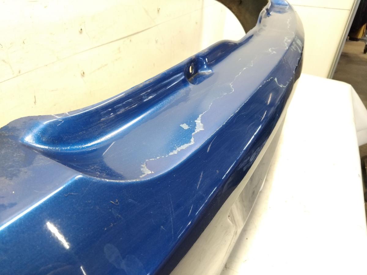 Renault Clio 2 Phase 4 original Sto&szlig;stange Sto&szlig;f&auml;nger hinten BJ2007 RNA Bleu Extreme Nacre