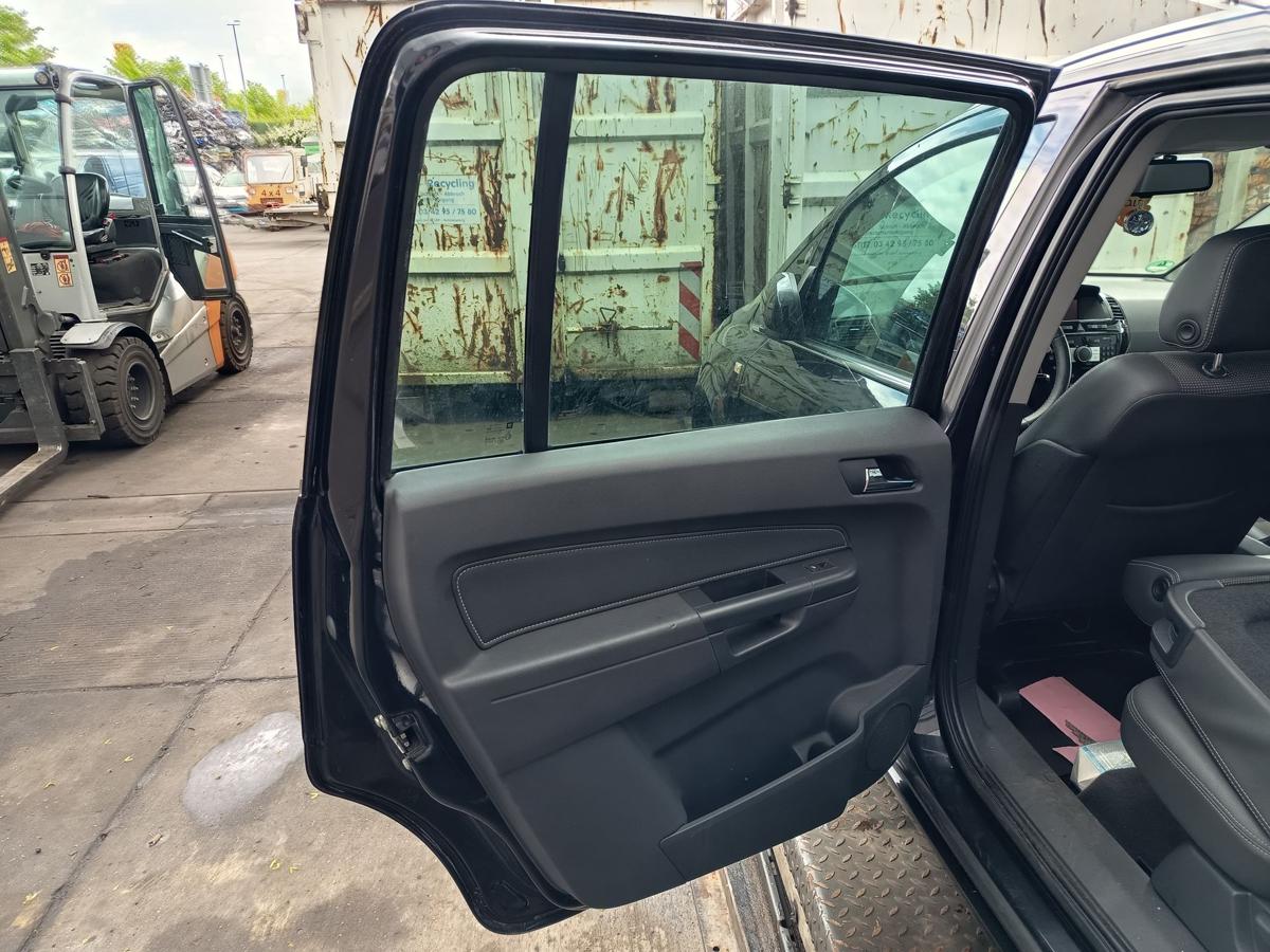 Opel Zafira B original T&uuml;r hinten links Z20R Saphirschwarz Baujahr 2011