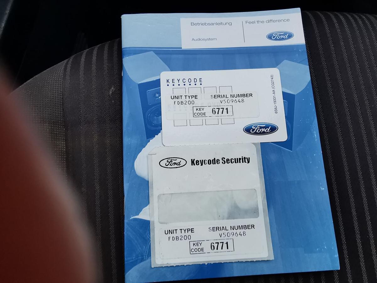 Ford Fusion JU2 Autoradio Radio CD Ford 6000CD mit Test mit Code