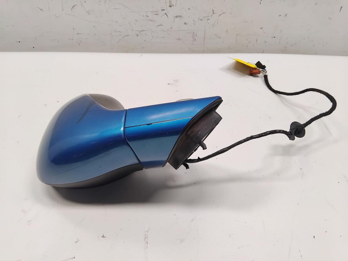 Peugeot 207 CC original Au&szlig;enspiegel links blaumetallic KMU blau neysha Bj.2009