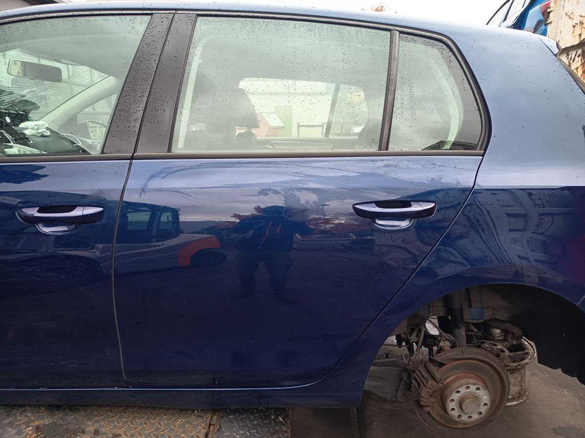 VW Golf VI 6 Limo orig Tür hinten links 5türer Fahrerseite LD5Q Blau Bj 2009