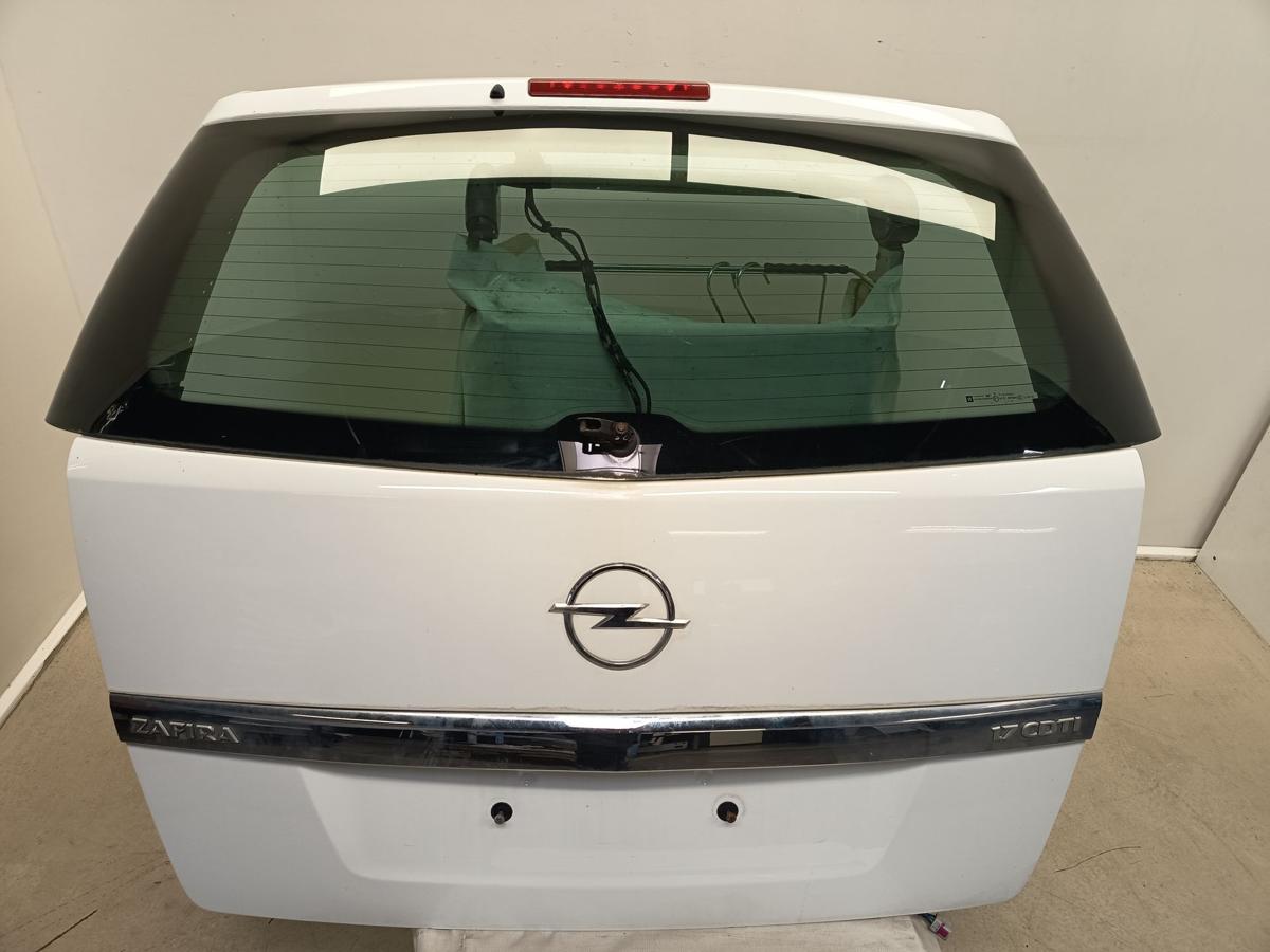Opel Zafira B orig Heckklappe Heckdeckel 10U-Casablancaweiss Bj 2008