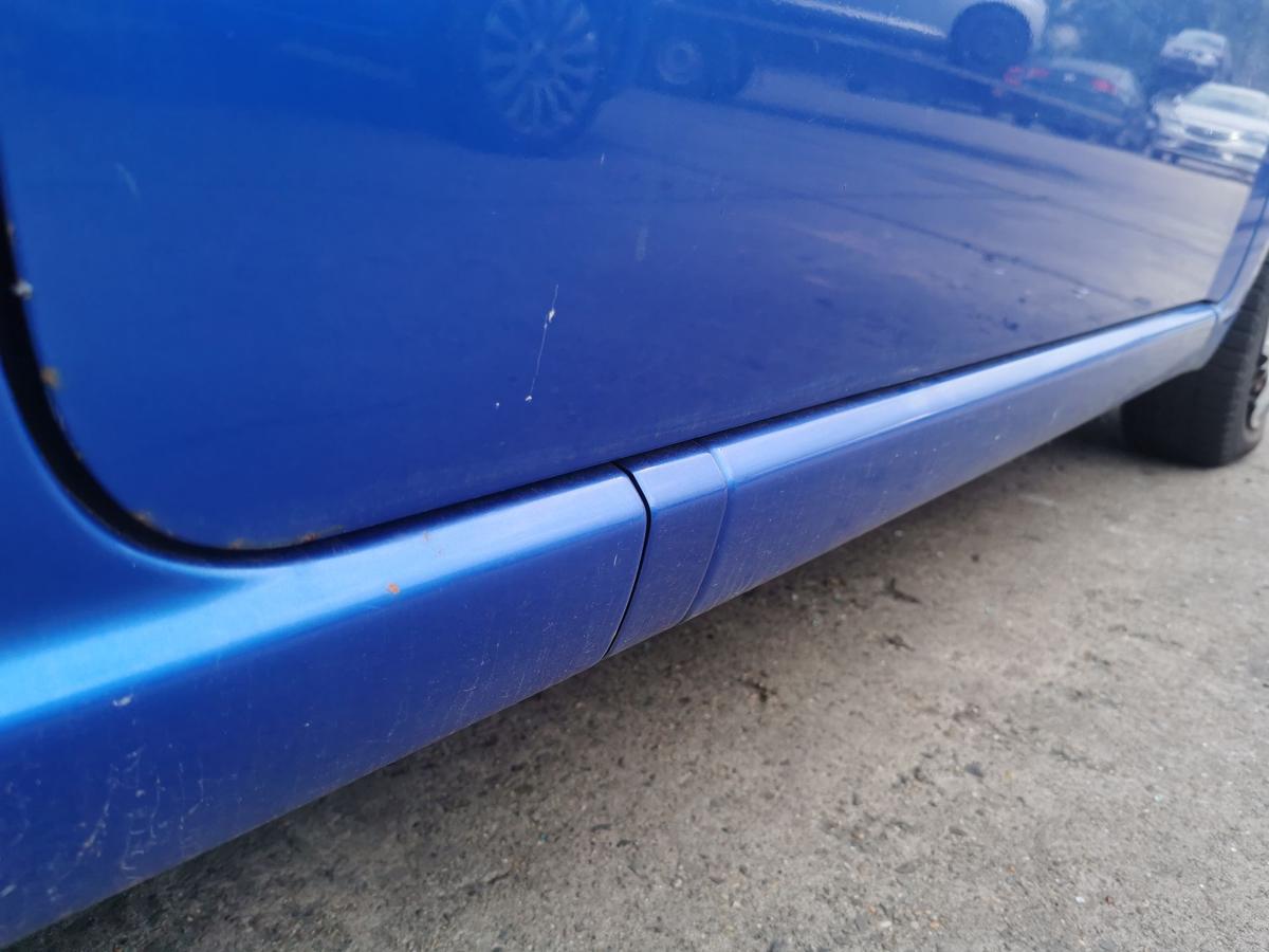 Daihatsu Cuore 251 Fahrertür Tür Autotür Rohbautür vorn rechts B51 Blue Perl met