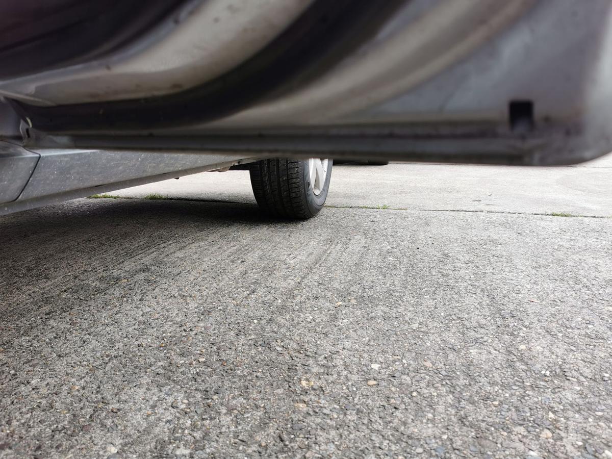 Chevrolet Captiva KLAC Tür Autotür Rohbautür hinten rechts GAN Ice Silver met