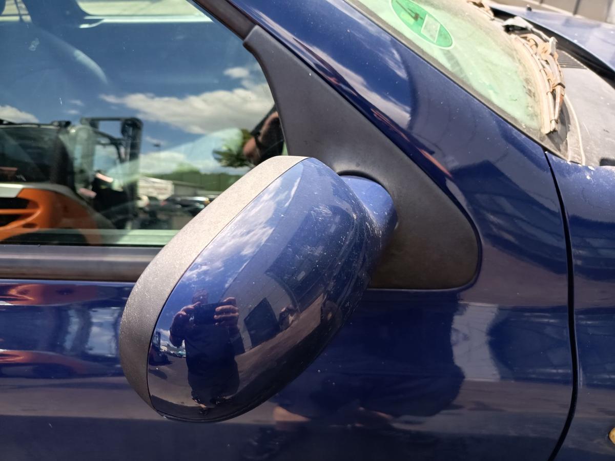 Renault Clio II original Au&szlig;enspiegel rechts elektr OV460 K&ouml;nigsblau Bj 2003