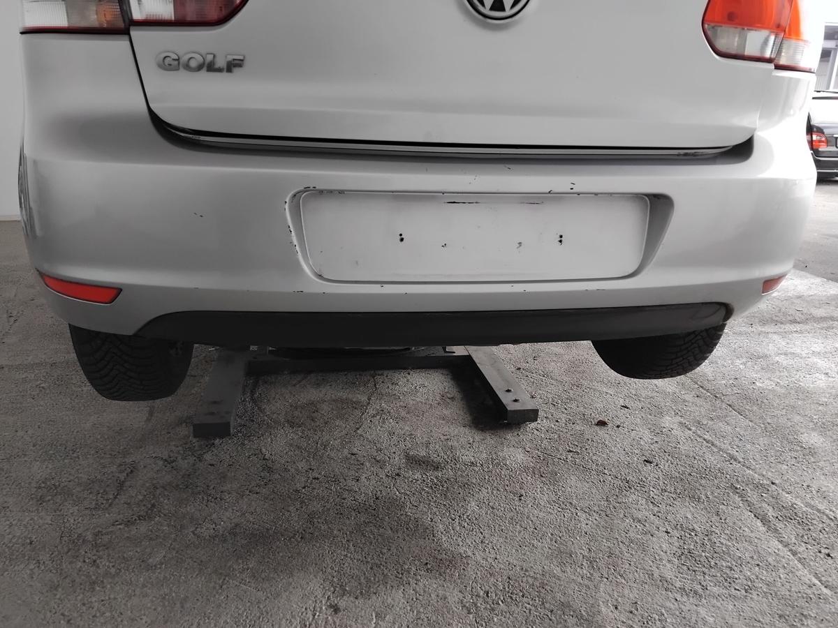 VW Golf 6 Fließheck original Stoßfänger Stoßstange hinten BJ2009 LA7W reflexsilbermetallic