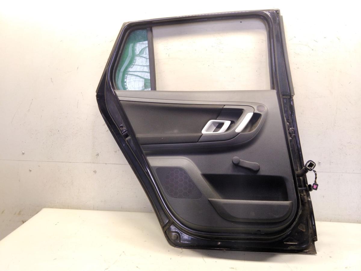 Skoda Fabia 2 Kombi 5J T&uuml;r hinten links schwarzmetallic 9910 Black Magic Bj.2008