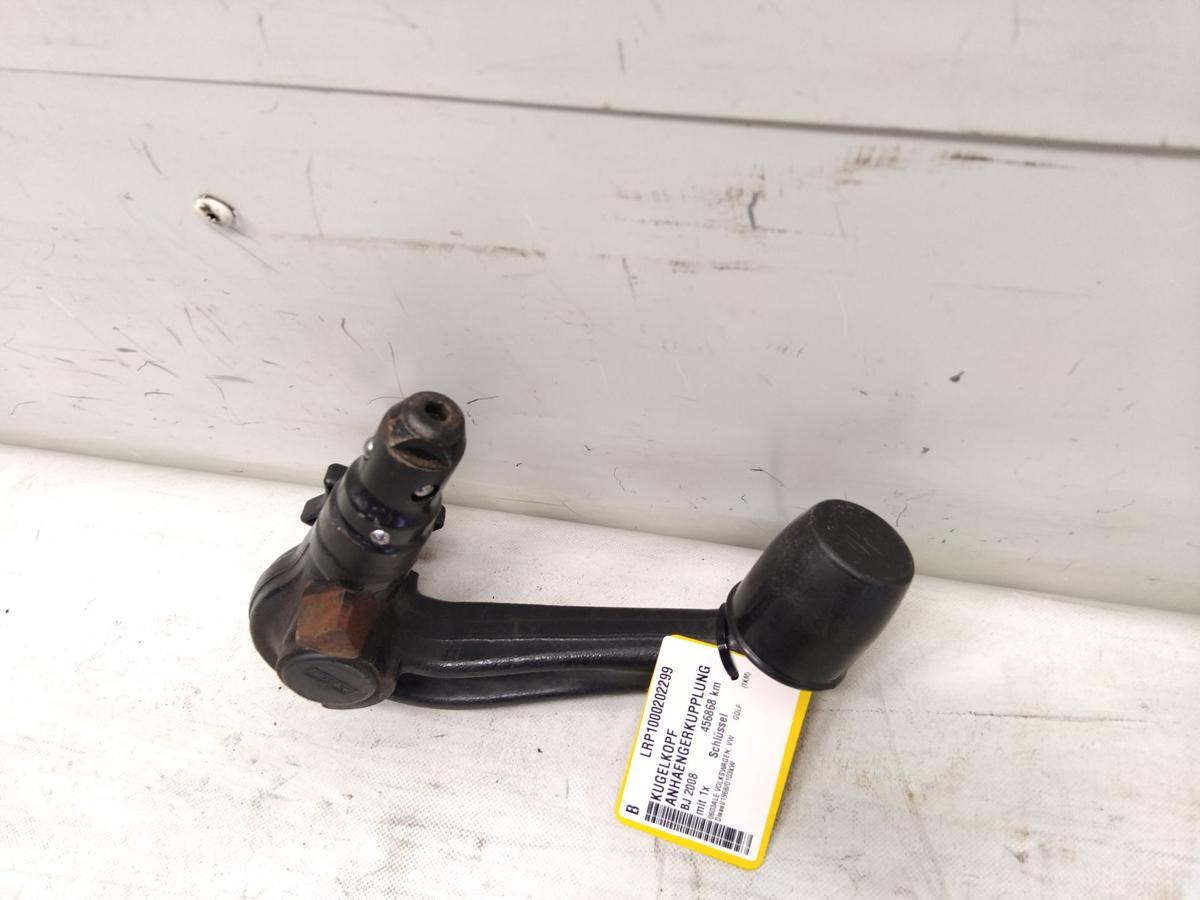 VW Golf 5 Variant orig abnehmbarer Kugelkopf Anh&auml;ngerkupplung 1 Schl&uuml;ssel BJ2008