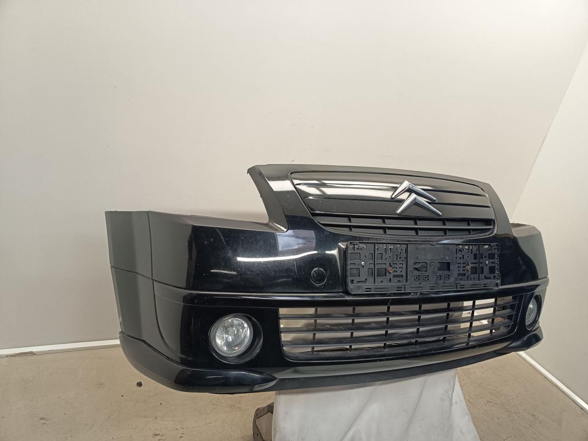 Citroen C2 VTR orig Stoßfänger Stoßstange vorn EXY Schwarz Bj 2006