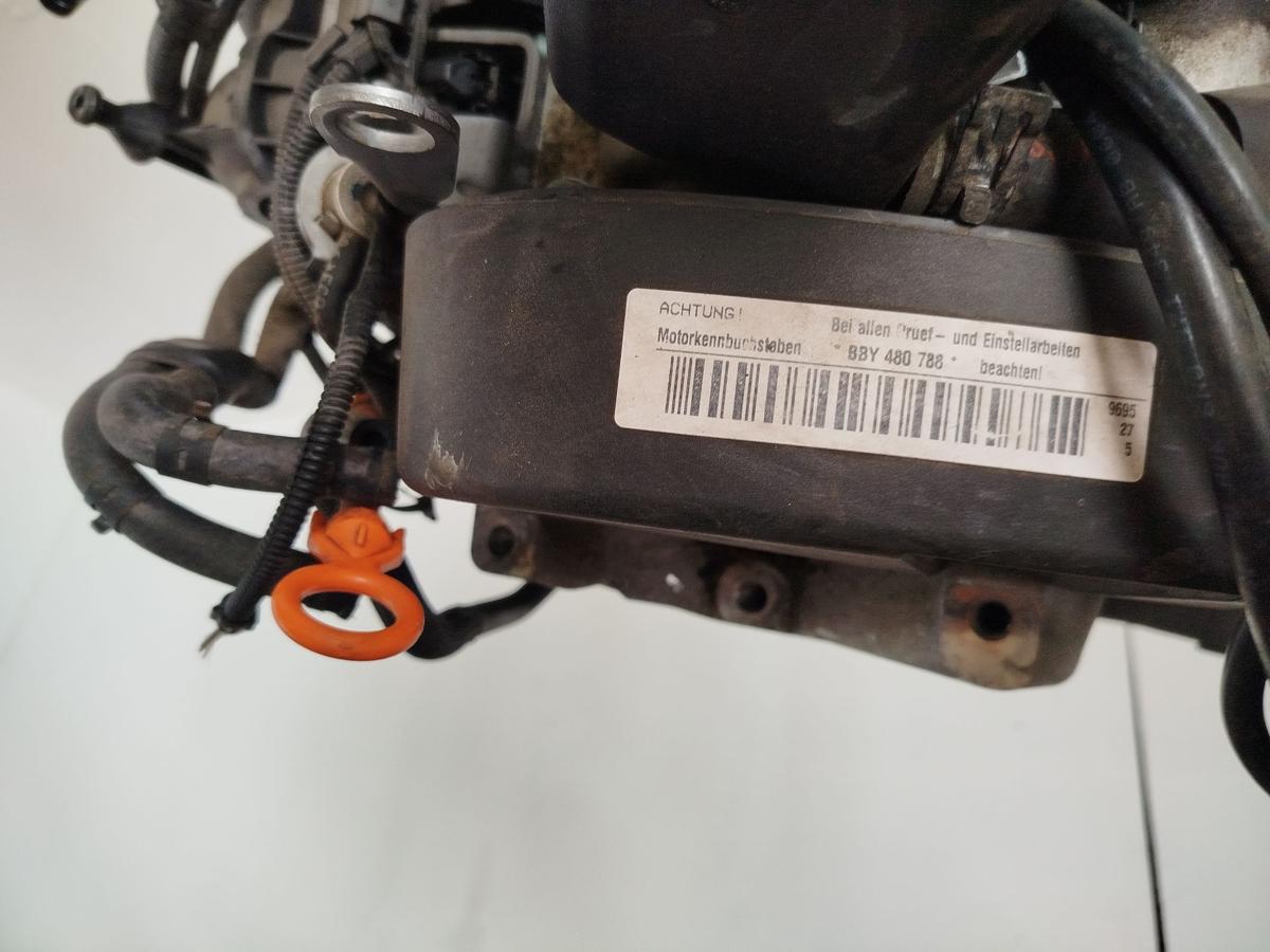 VW Lupo 6X Motor Engine 1390ccm 55kw BBY 107tkm 5 Gang Schaltgetriebe