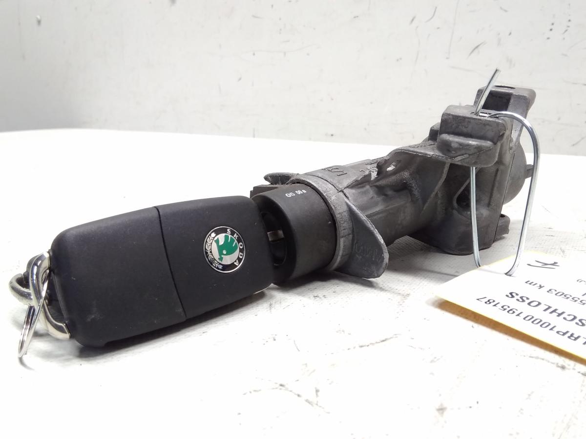 Skoda Roomster 5J orig. Zündschloß mit Lesespule und 2 Schlüssel BJ2006 Skoda Roomster 5J orig. Zündschloß mit Lesespule und 2 Schlüssel BJ2006