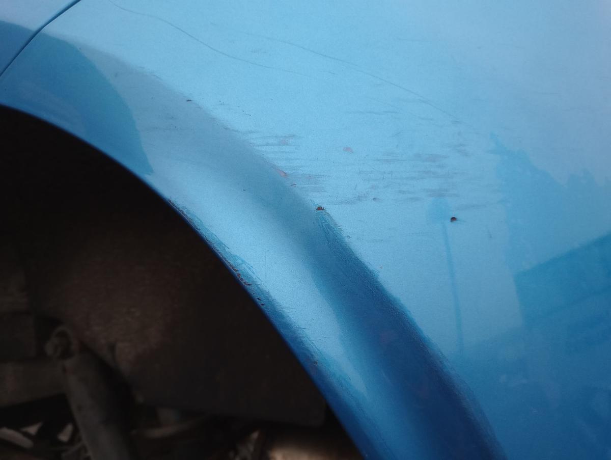 Ford Ka II RU8 original Stoßstange Fänger hinten/Heck Dive-Blau Bj 2008