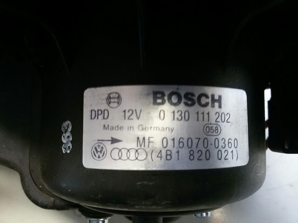 Audi A6 C5 4B Gebläsemotor Heizung Klima 4B1820021 0130111202 BJ1998