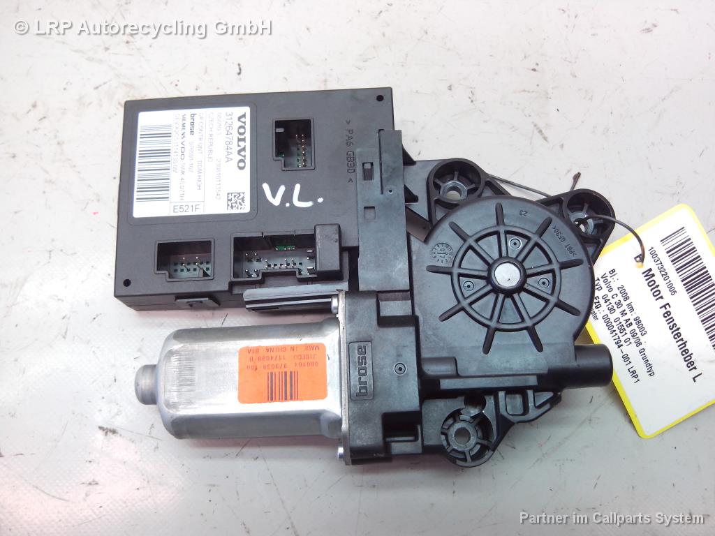 Volvo C30 M BJ2008 Motor Fensterhebermotor vorn links 31264784AA Brose