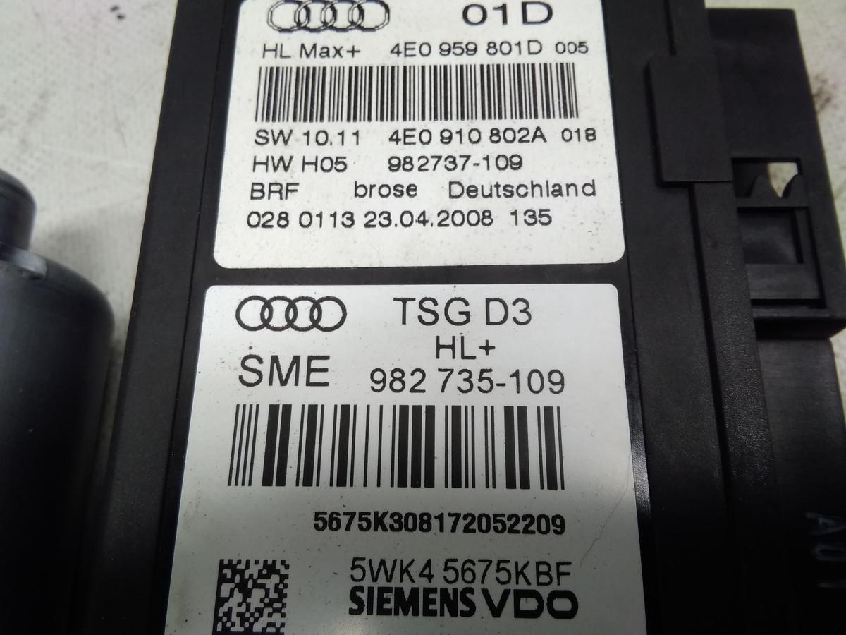 Audi A8 D3 4E original Fensterhebermotor hinten links 4E0959801D BJ2008