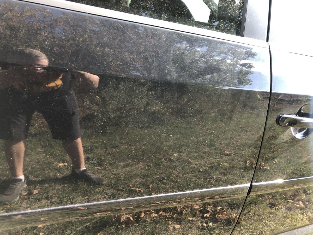 VW Touran 1T T&uuml;r hinten rechts Fondt&uuml;r im Rohbau LC9X Deep Black Perl
