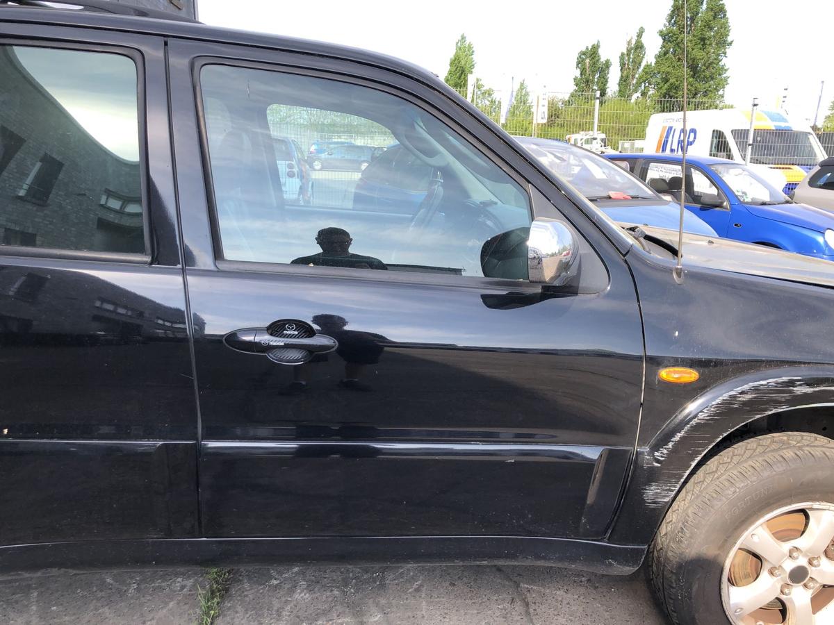 Mazda Tribute EP ab 2004 Tür vorn rechts Beifahrertür im Rohbau schwarz