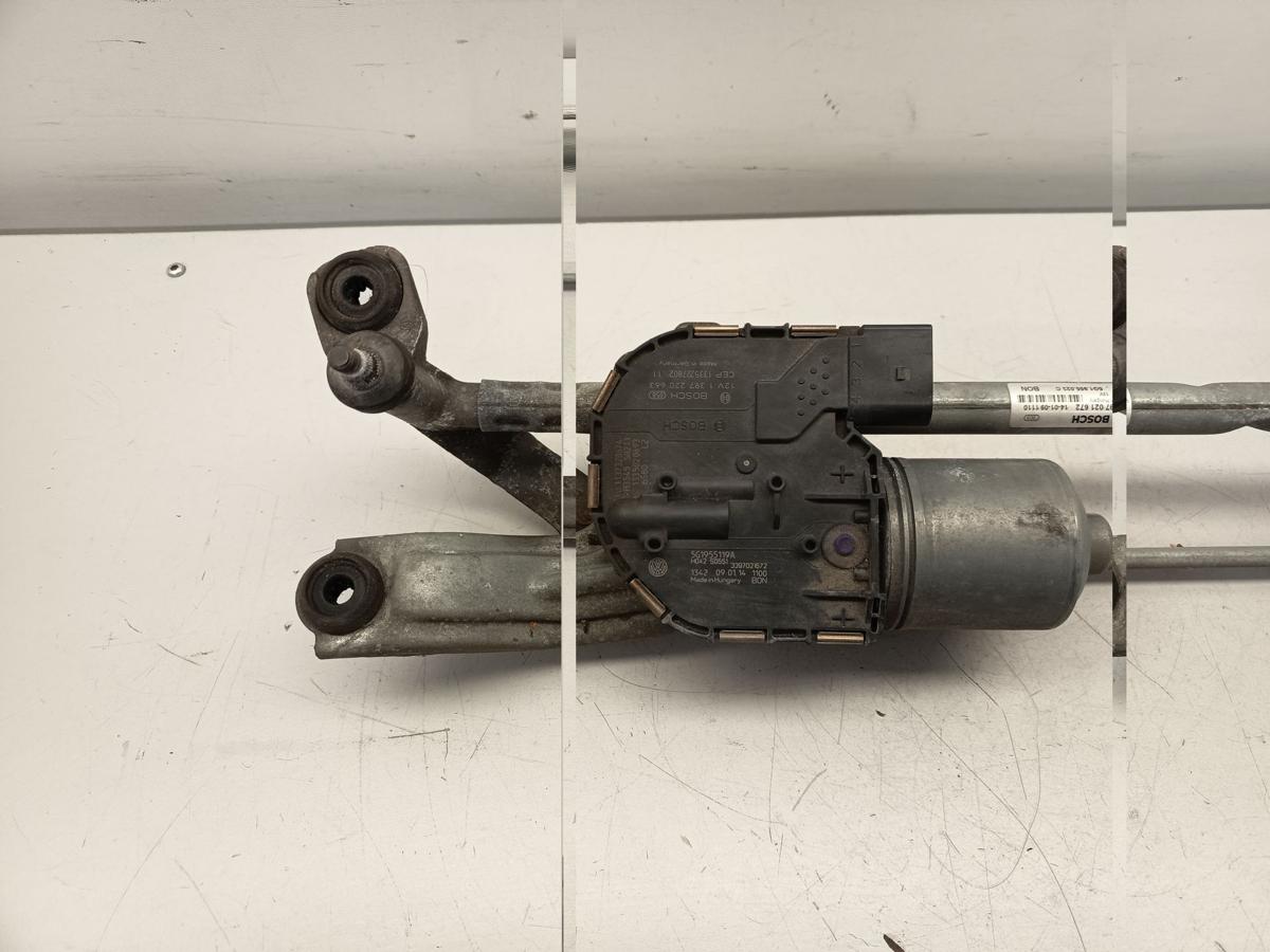 VW Golf VII original Wischermotor vorne mit Wischergest&auml;nge Bj 2014