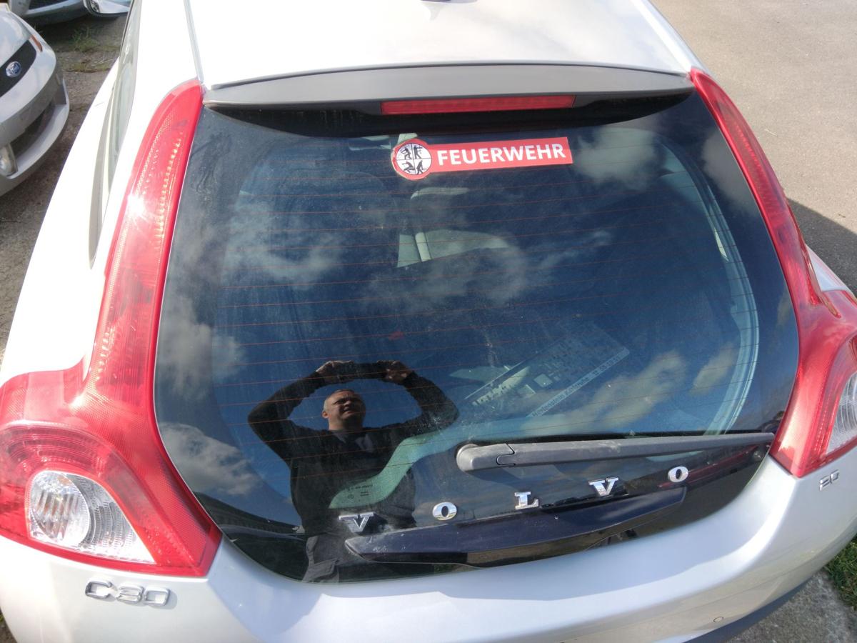 Volvo C30 M original Heckklappe Heckscheibe grüncolor BJ2009