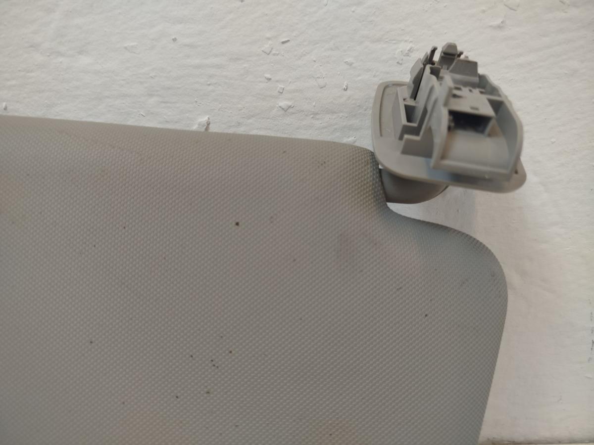 Renault Megane III 3 Sonnenblende vorn links mit Spiegel Fahrerseite grau beige