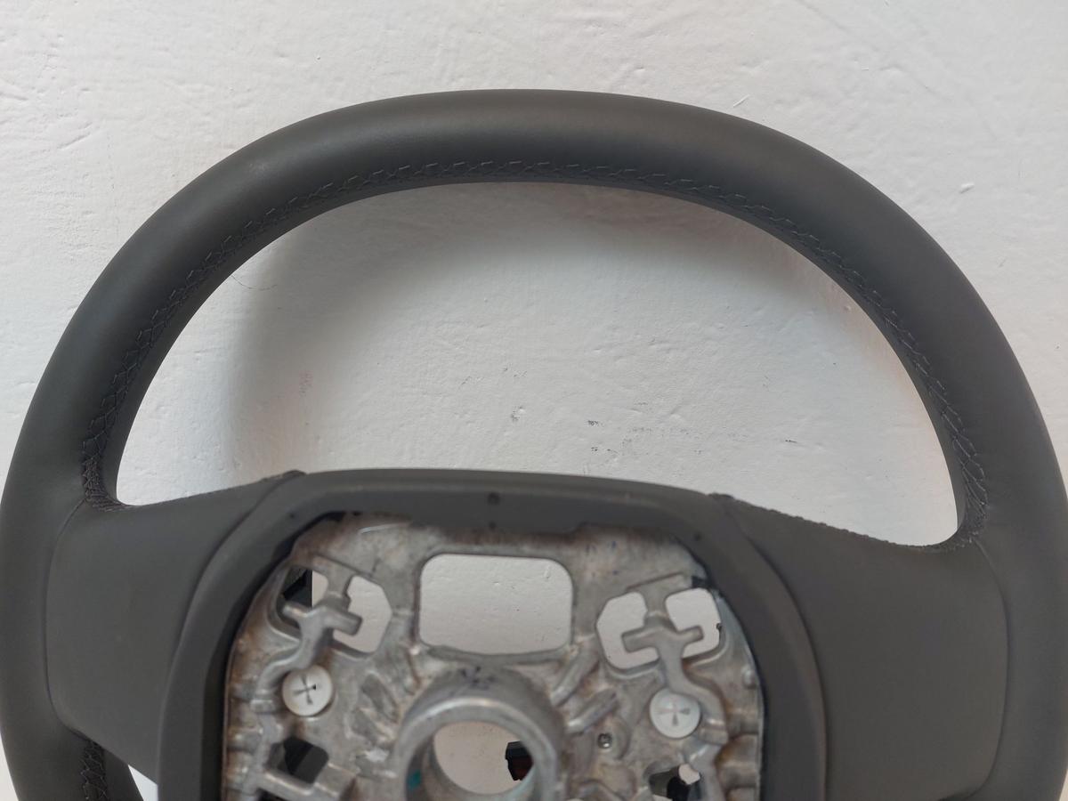 NIO ET7 Elektro Lenkrad Lederlenkrad Kunstleder hellgrau Heizung Multifunktion