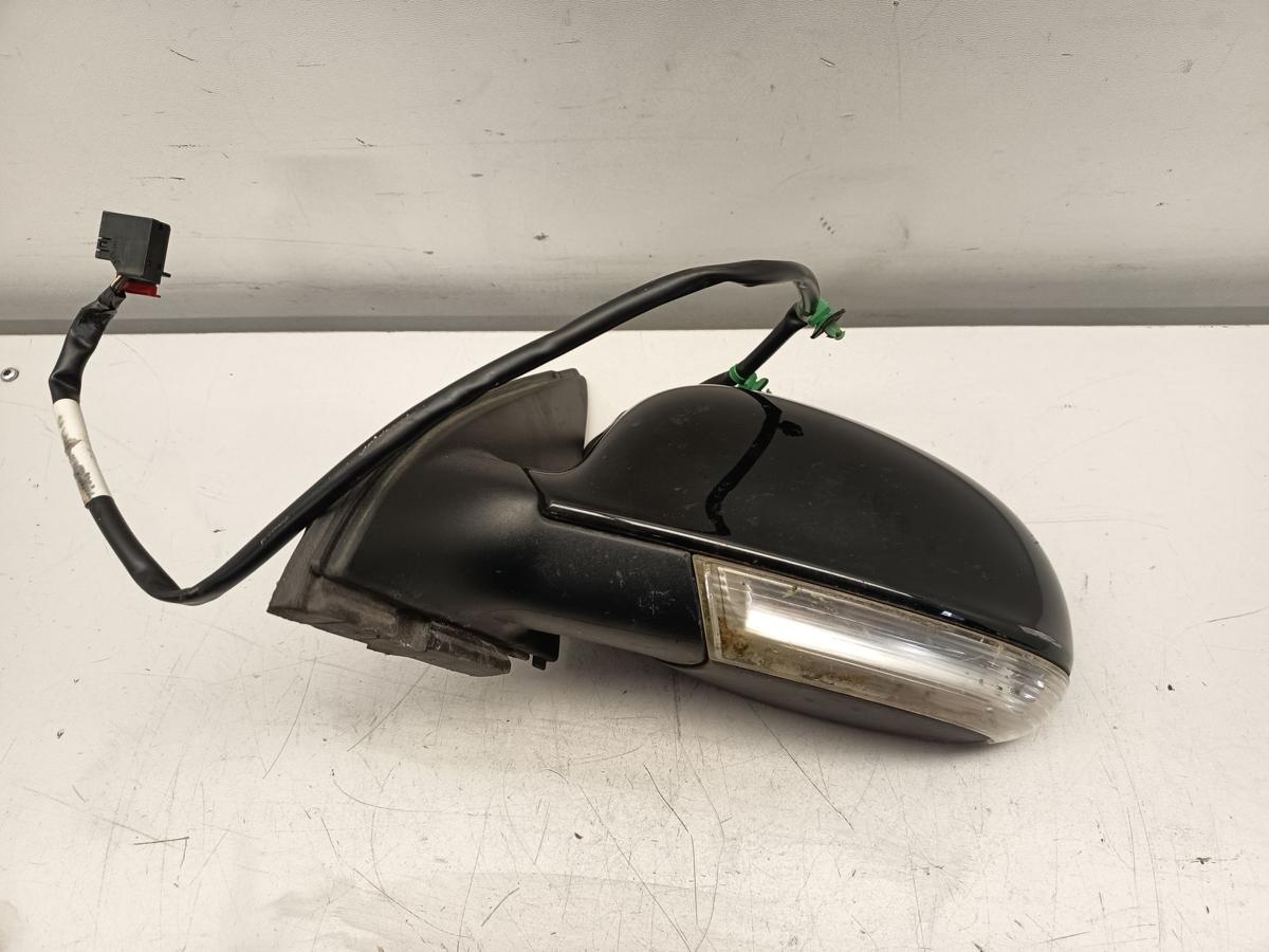 VW Jetta II original Au&szlig;enspiegel links elektrisch L041 schwarz Baujahr 2006