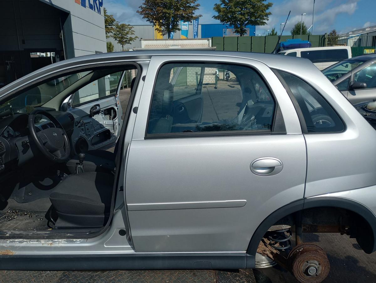 Opel Corsa C original Tür hinten links Fond Z157 Starsilber Bj 2006