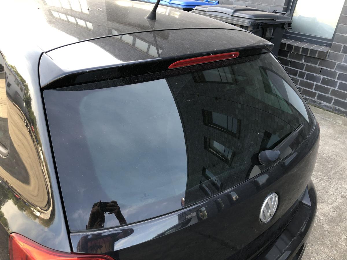 VW Polo 6R Heckklappe Heckdeckel mit Scheibe Anrostungen LC9X Deep Black Perl